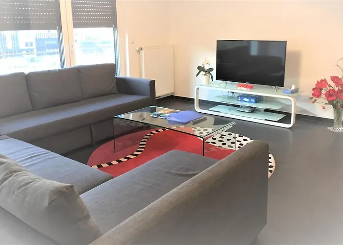 Spacious Luxury 2Br Flat With Parking - Luxembourg Gare